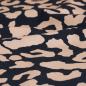 Preview: Dekostoff Canvas Leo Animalprint beige schwarz